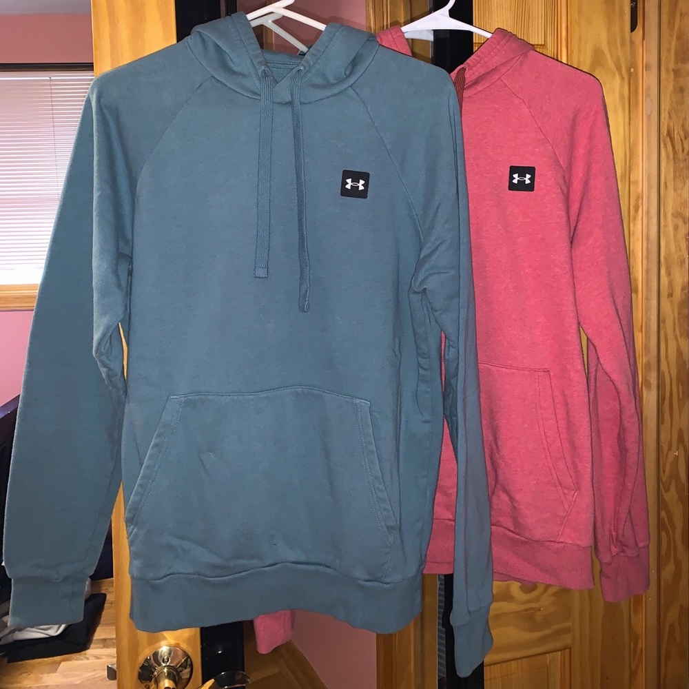 Under Armour Set of 2 Coldgear Sweatshirt Hoodies Size Small Gently Used!!!